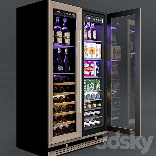 JC Wine Fridge 2 3DS Max Model - thumbnail 2