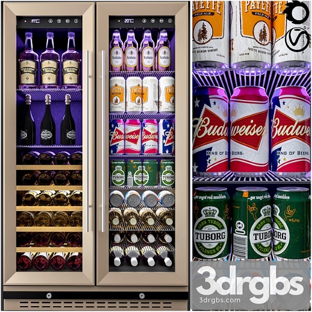 Jc wine fridge 2 3dsmax Download - thumbnail 1