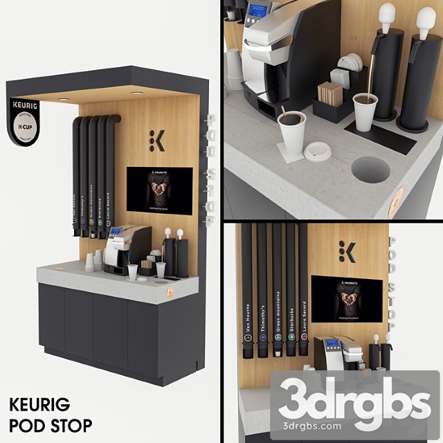 Keurig pod stop 1 3dsmax Download - thumbnail 1