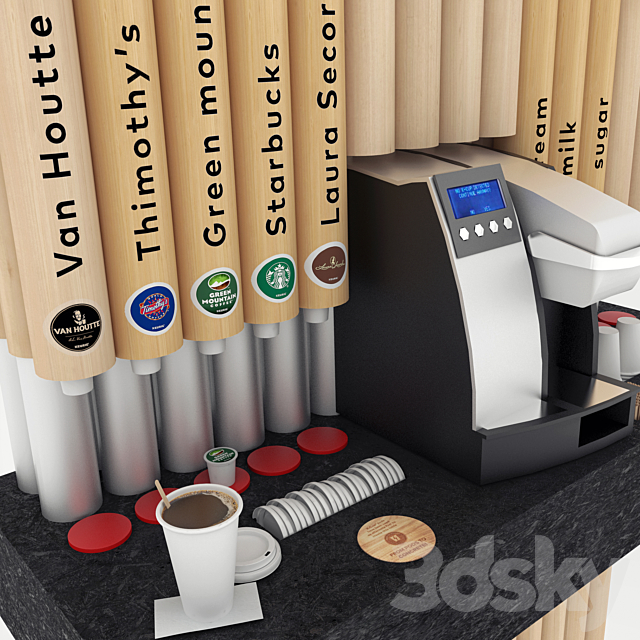 Keurig Pod Stop 2 3ds Max - thumbnail 3