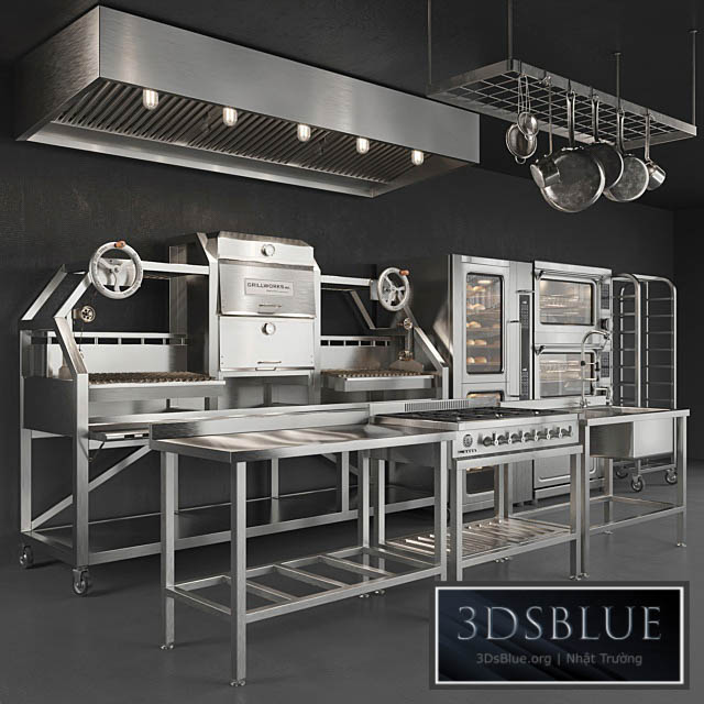 Kitchen Equipment 3DS Max - thumbnail 3