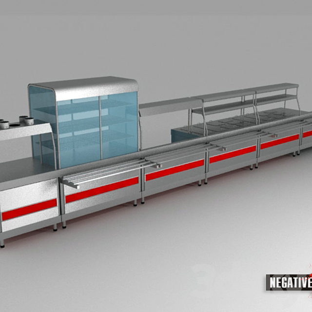 Line distribution ASTA (catering) 3DSMax File - thumbnail 1