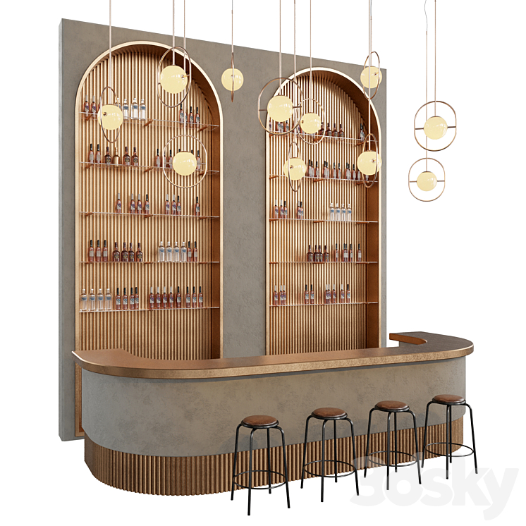 Loft bar 10 3DS Max - thumbnail 1