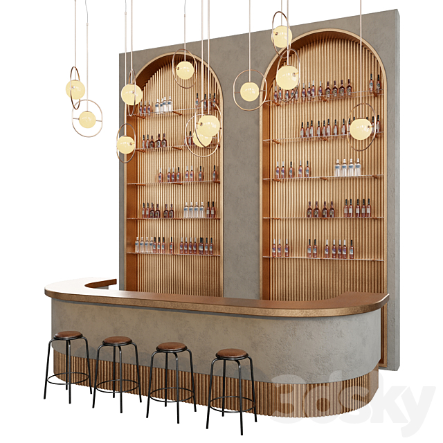 Loft bar 10 3DSMax File - thumbnail 2