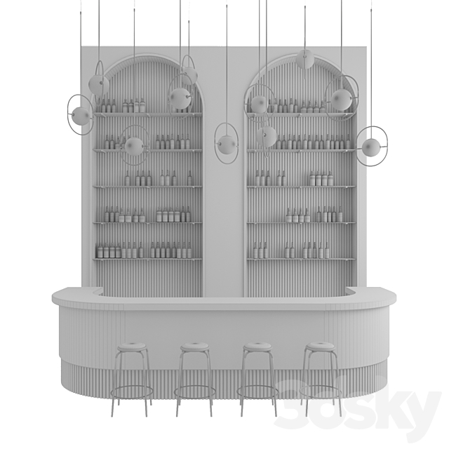 Loft bar 10 3DSMax File - thumbnail 4