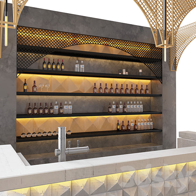 Loft Bar 3 3DSMax File - thumbnail 2