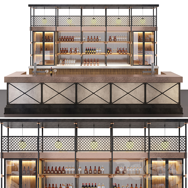 Loft Bar 5 3DSMax File - thumbnail 1