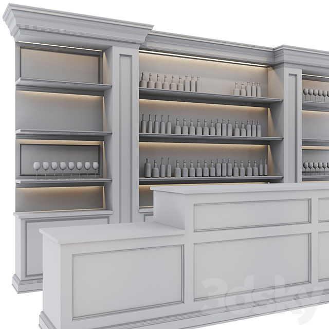 Loft Bar 6 3DSMax File - thumbnail 3