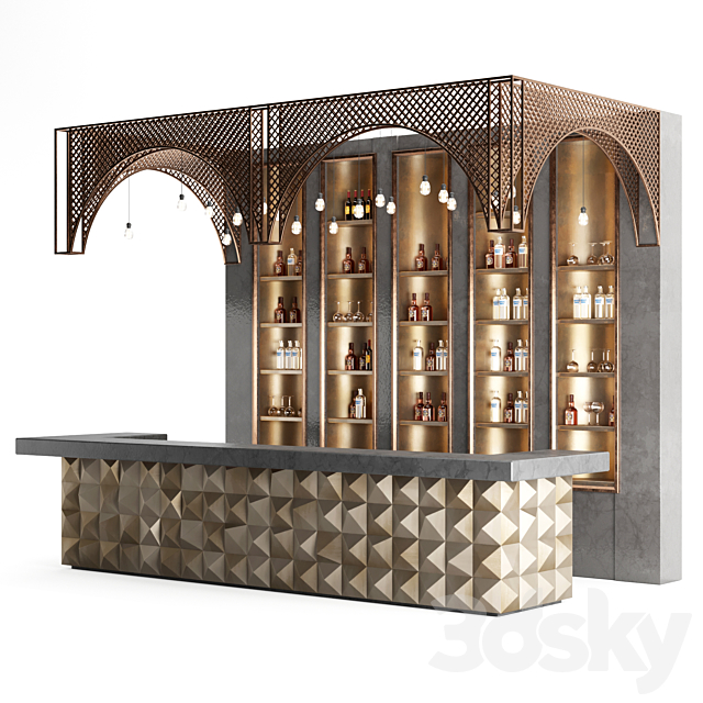 Loft Bar 7 3DSMax File - thumbnail 3