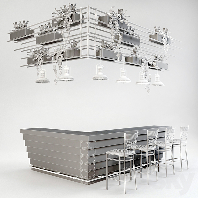 Loft Bar Collection 5 3DS Max Model - thumbnail 2