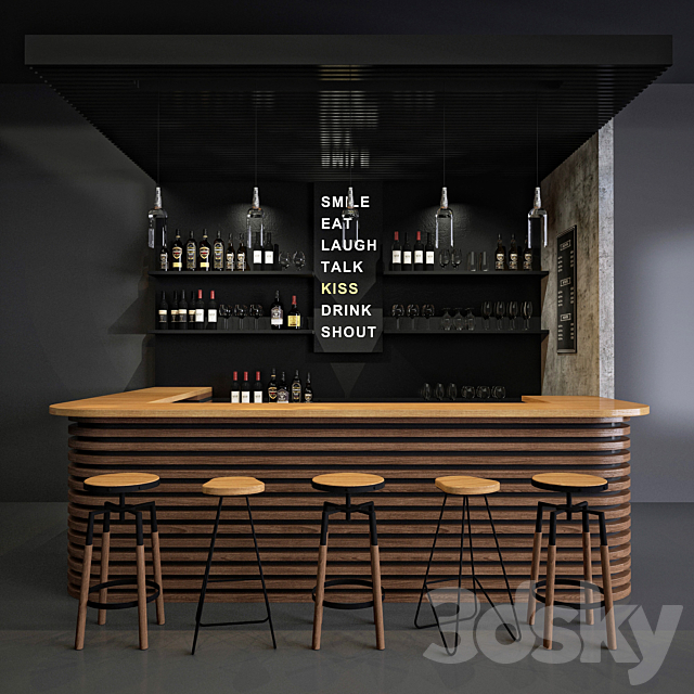 Loft Bar Collection 8 3DS Max Model - thumbnail 2