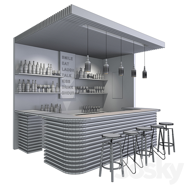 Loft Bar Collection 8 3DS Max Model - thumbnail 3