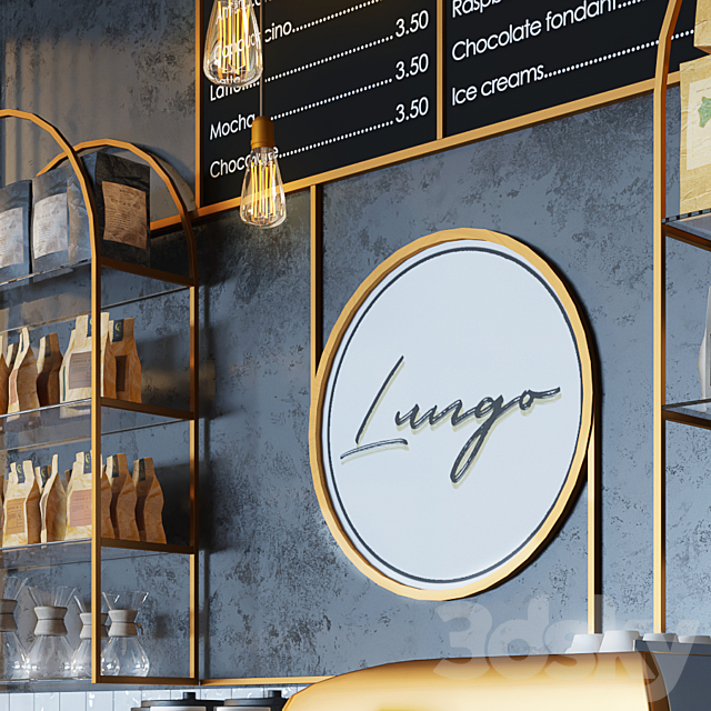 Lungo cafe 3DSMax File - thumbnail 2