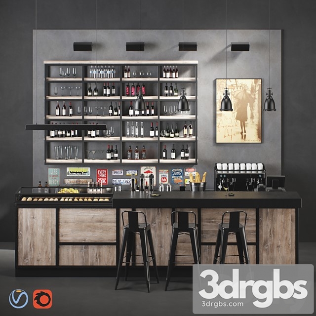 Madison bar 3dsmax Download - thumbnail 1