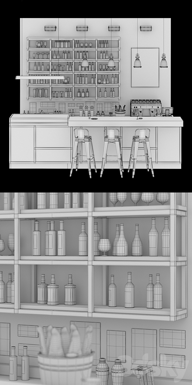 Madison bar 3DSMax File - thumbnail 3