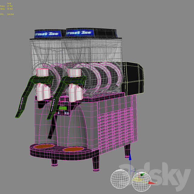 Margarita Machine Bunn Ultra 2 3DS Max Model - thumbnail 5