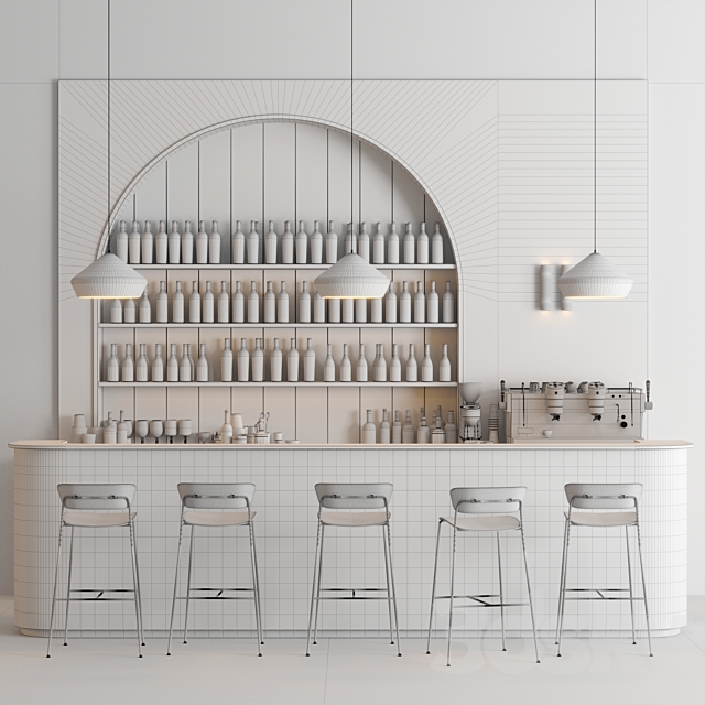 Marrone Bar 3DS Max Model - thumbnail 5