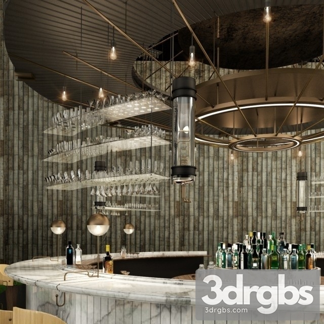 Moderm Design Bar 3dsmax Download - thumbnail 1