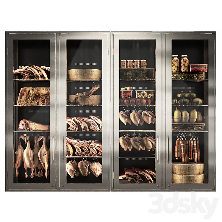 Momofuku Ko fridge 3DS Max Model - thumbnail 1