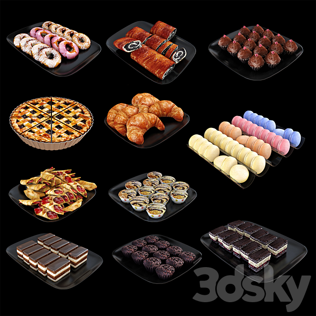 Refrigerated confectionery display case 3DSMax File - thumbnail 2