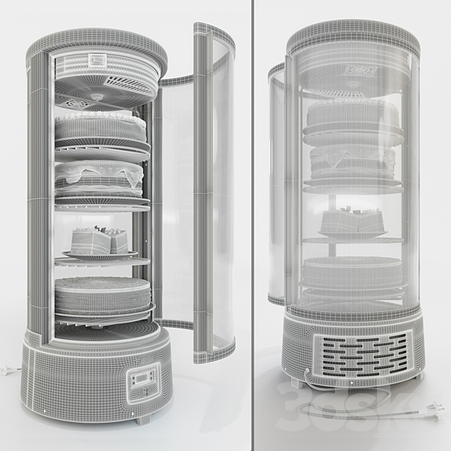 Refrigerated showcase Bartscher 3DSMax File - thumbnail 3