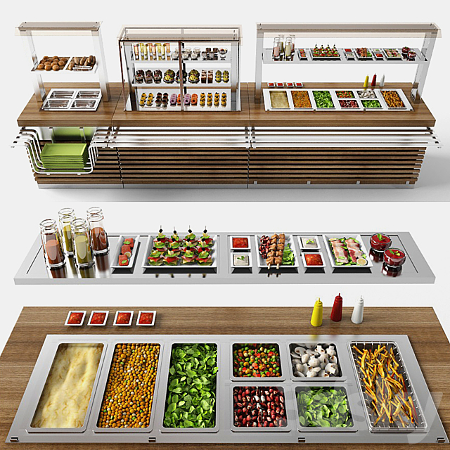 Regata food distribution line 3DSMax File - thumbnail 1