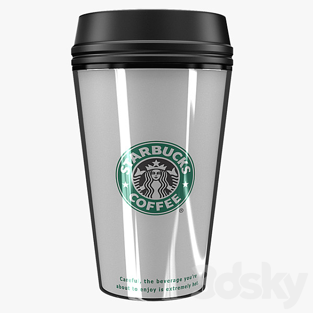 Starbucks Cup 3ds Max - thumbnail 2