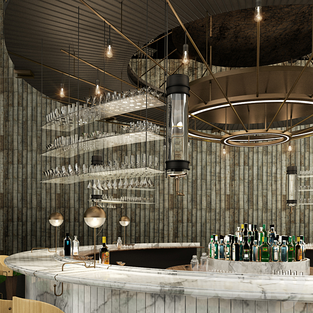 The bar 3DSMax File - thumbnail 1