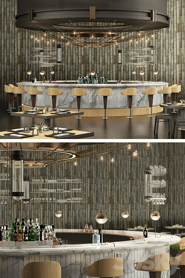 The bar 3DSMax File - thumbnail 2