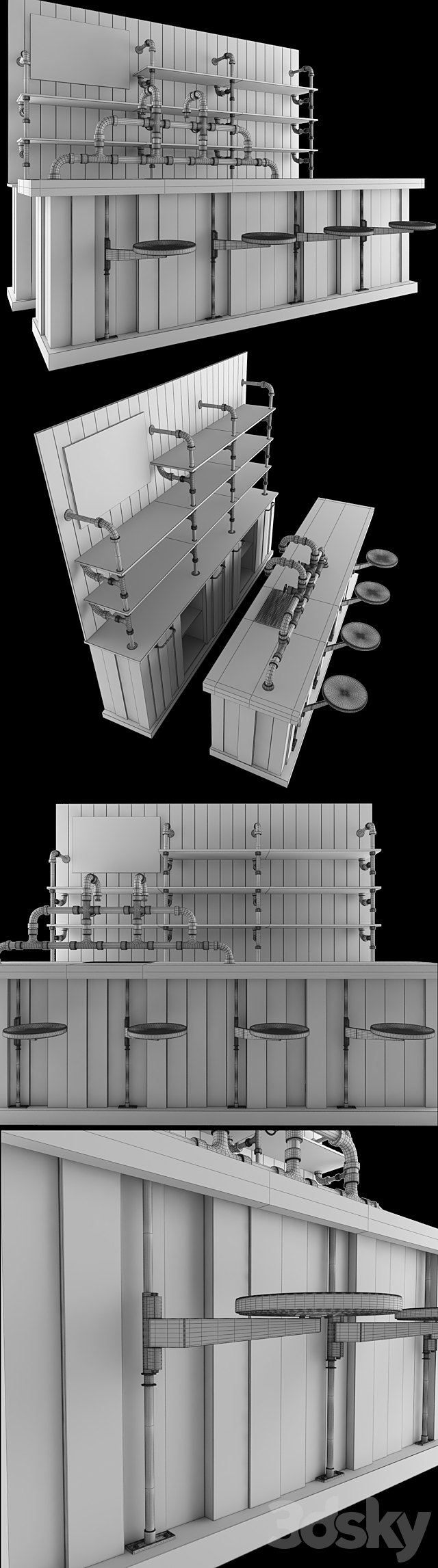 The bar 3DSMax File - thumbnail 3