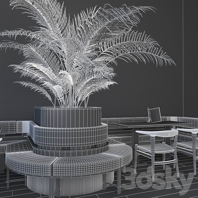 The restaurant 3DSMax File - thumbnail 3