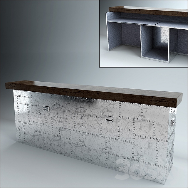 timothy oulton halo bar 3DSMax File - thumbnail 1