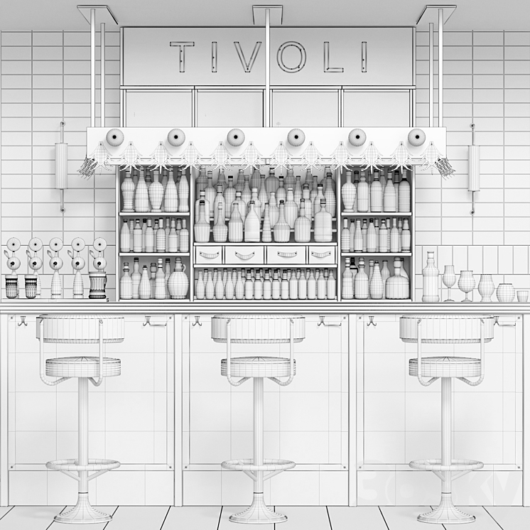 Tivolibar 3DS Max - thumbnail 2