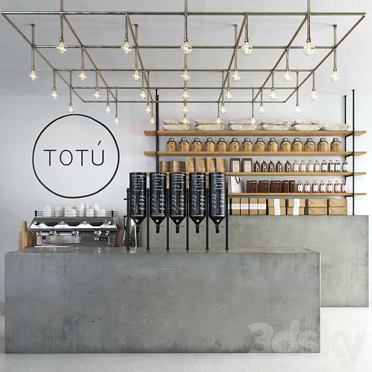 Totu cafe 3DS Max - thumbnail 1