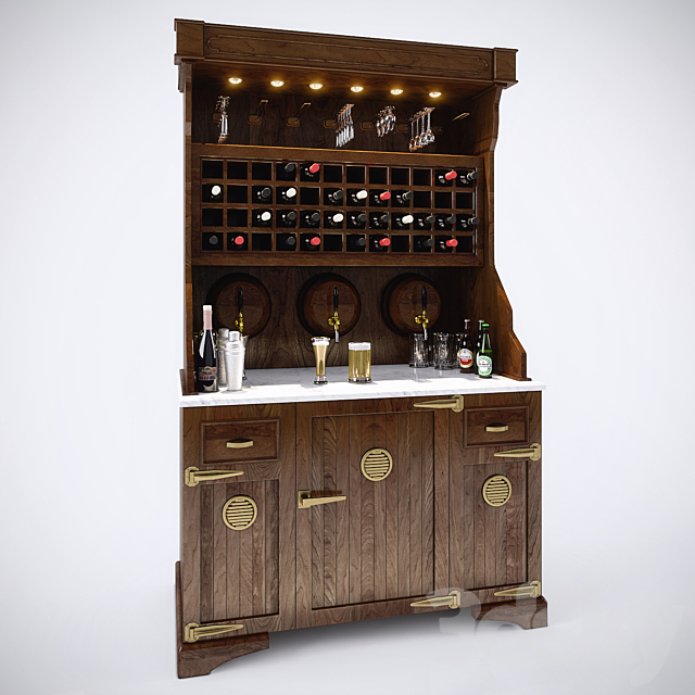 Wardrobe Bar 3DSMax File - thumbnail 1