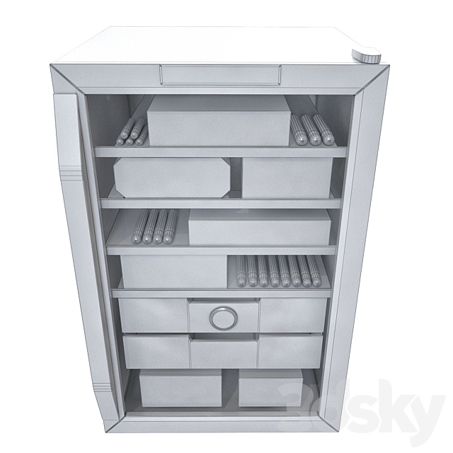 Whynter cigar cabinet 3DSMax File - thumbnail 3