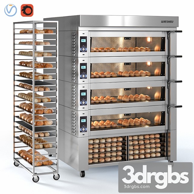 Wiesheu convection oven 3dsmax Download - thumbnail 1