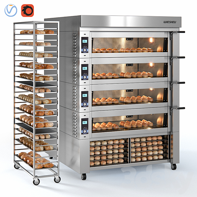 WIESHEU convection oven 3DSMax File - thumbnail 1