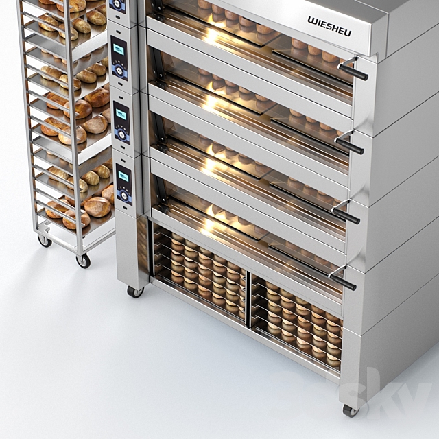 WIESHEU convection oven 3DSMax File - thumbnail 4