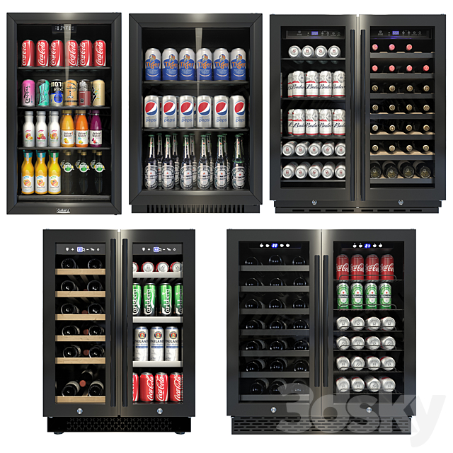 Wine and Beverage Refrigerators 3DSMax File - thumbnail 1