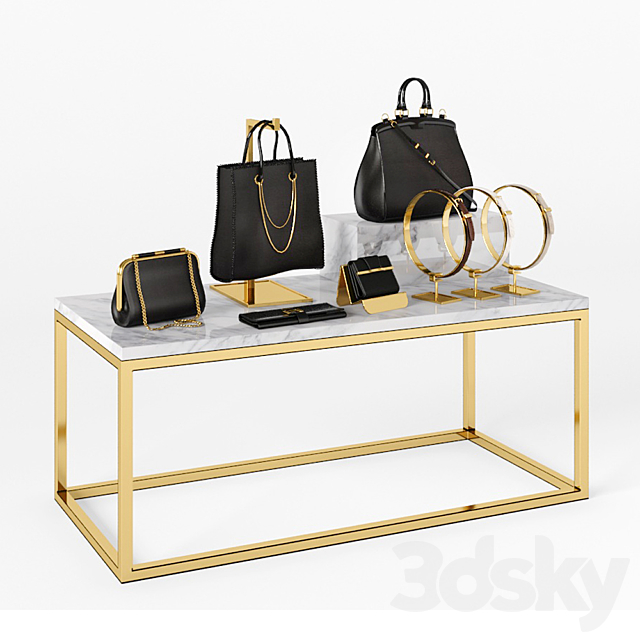 Accessories for boutique 3ds Max - thumbnail 1