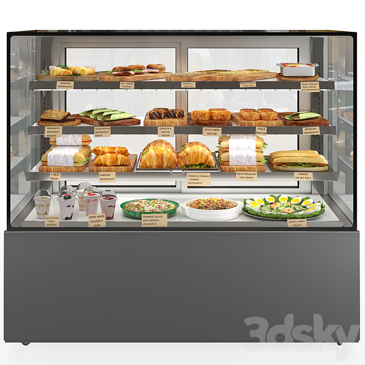 Ambient Food Display 3DS Max - thumbnail 1