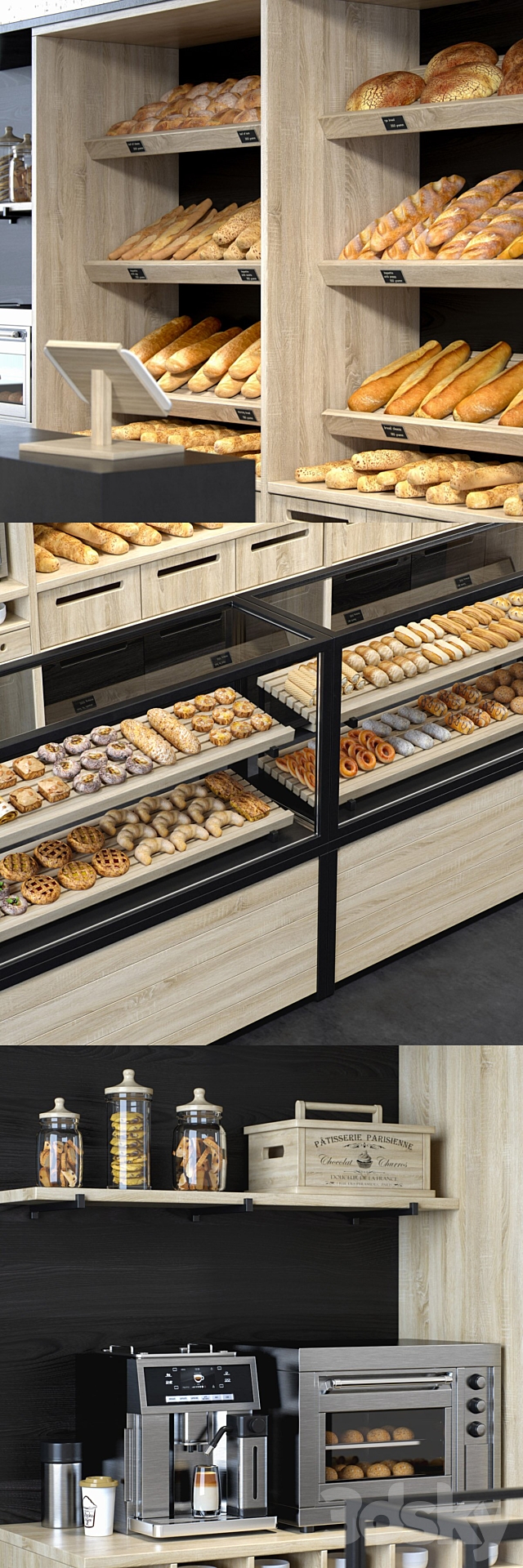 Bakery 3DS Max Model - thumbnail 2