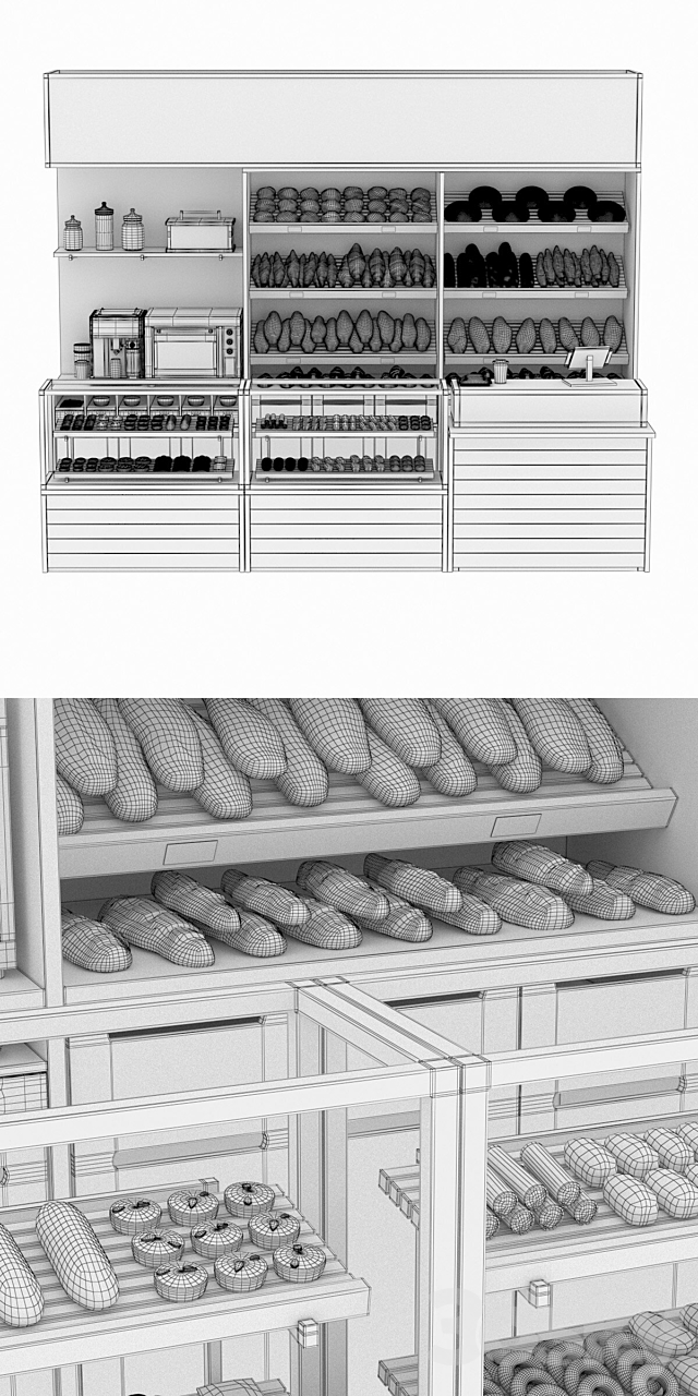 Bakery 3DS Max Model - thumbnail 3