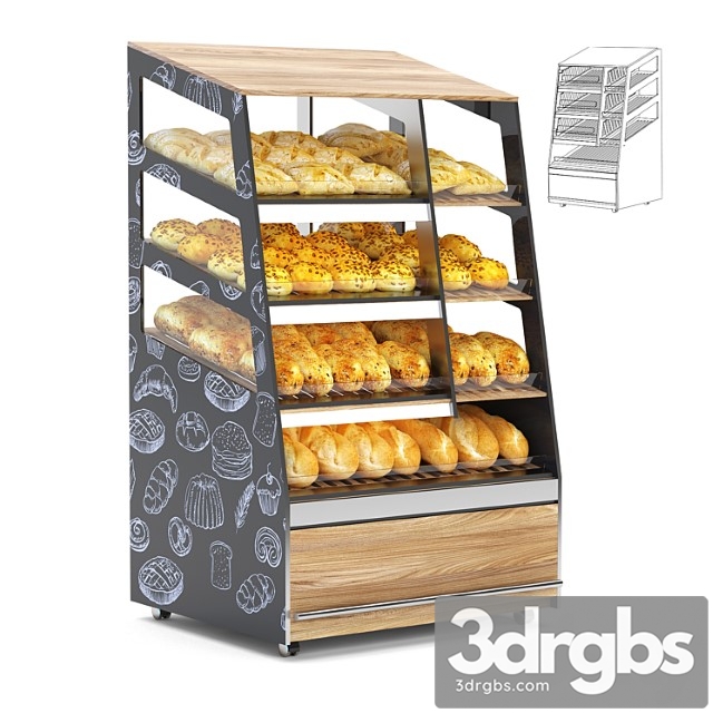 Bread rack ovenbake 3dsmax Download - thumbnail 1