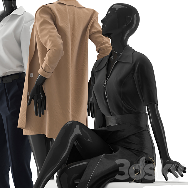 Business suits for women 3DSMax File - thumbnail 4