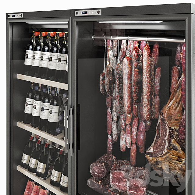 Calice wine fridge 3DSMax File - thumbnail 3