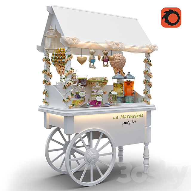 candy bar 3DSMax File - thumbnail 1