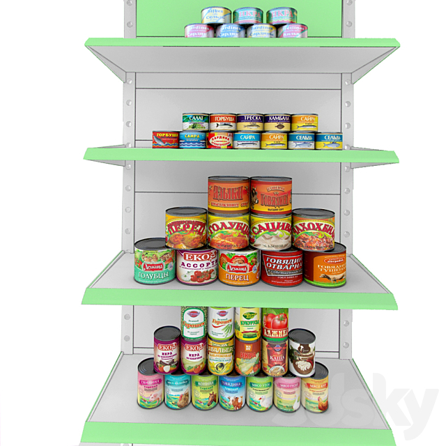 Canned food 3DSMax File - thumbnail 1