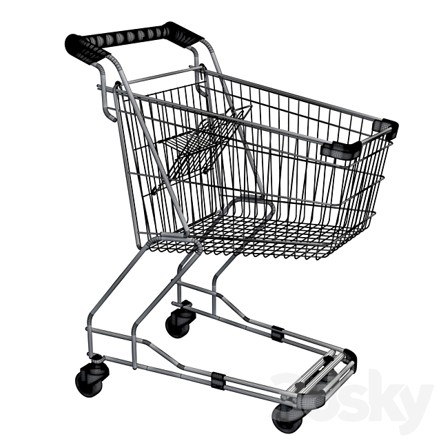 cart for products 3ds Max - thumbnail 3